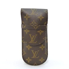 Auth LOUIS VUITTON Etui a Lunettes Rabat Glasses Case M62970 Monogram #36632347