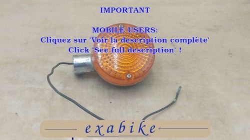 Clignotant chrome pique pour - pique,