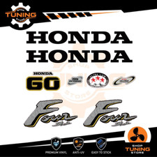 Kit d'autocollants pour moteur hors-bord Honda 60 Ch Four Stroke - C