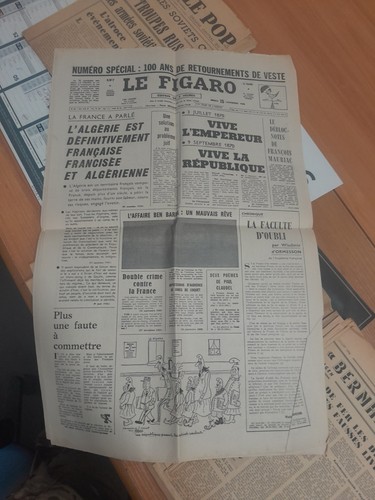 Des vieux journaux datant - datant, de