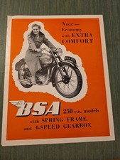 Prospectus BSA 250 OHV Model