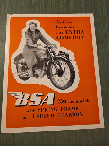 Prospectus bsa 250 - prospectus, model