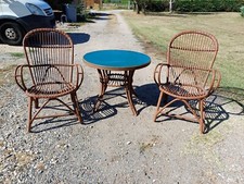 Salon de Jardin en Rotin