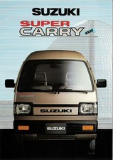 Catalogue brochure prospekt Suzuki Super Carry 1986 CH Fr - Suisse en français