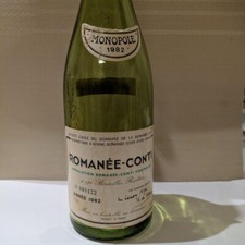 ROMANEE CONTI empty Bottle 1982 With cork F/D from Japan