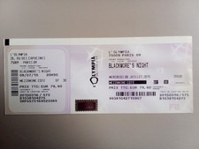 Billet De Concert Blackmore 's