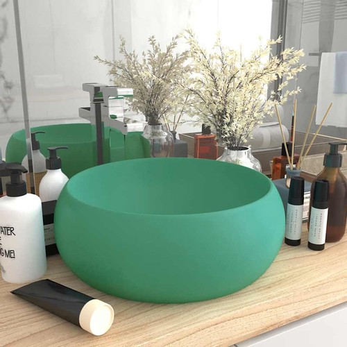 Lavabo rond luxe noir - de,