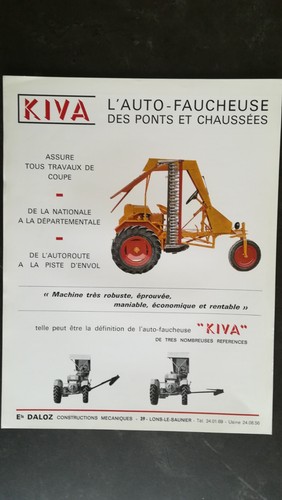 Prospectus tracteur matériel