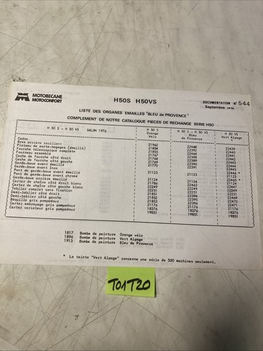 1976 motobécane motoconfort - motobécane,