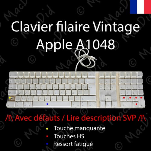 Clavier apple a1048 azerty - clavier,