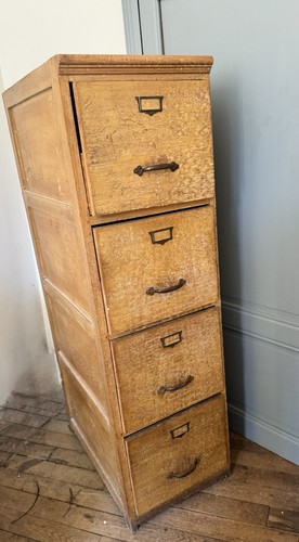 Classeur tiroirs bois beige - à,