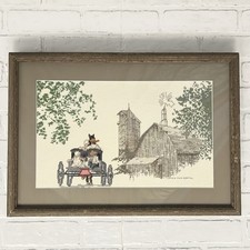 Vintage Amish Buggy Cross