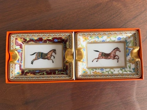 Lot mini plateau cendrier - de,