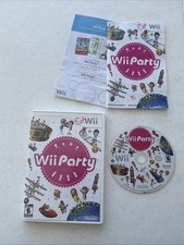 Wii Party (Nintendo Wii, 2010) Complete with Manual - Tested & Working