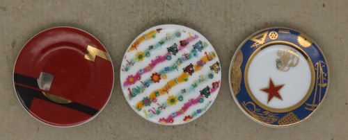 Rare assiettes diverses - rare,