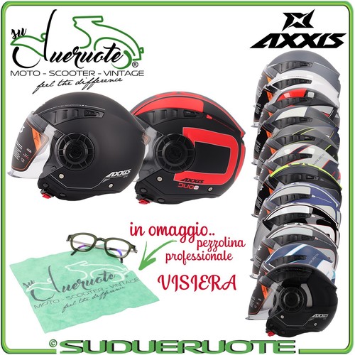 Casque jet homologué - casque, axxis