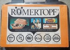 Vintage ROMERTOPF Terra Cotta Clay Baker #111 with Box Unglazed Baking Dish