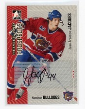 2005-06 ITG Heroes and Prospects Jean-Francois Jacques #A-JFJ Rookie Auto RC