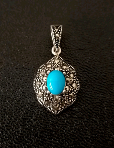 Ancien pendentit turqoise - pendentit,