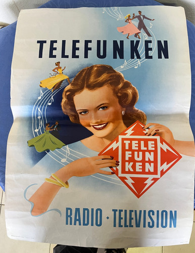 Affiche radio télévision - affiche,