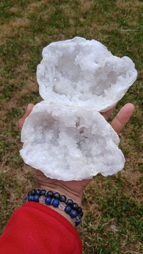 Cristal roche forme géode - cristal, de