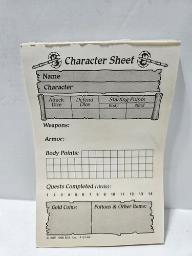 Hero quest board game - quest,