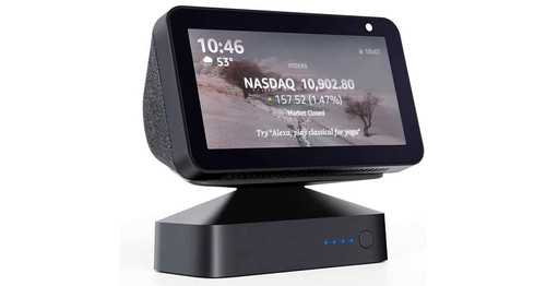 Base avec batterie pour echo - batterie,
