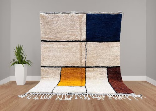 Tapis marocain noué - à, la