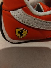 BASKET CUIR PUMA FERRARI Rouge