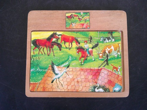 Puzzle ancien bois 12 - puzzle, en