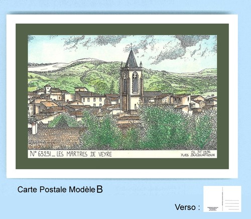63231 carte postale - 63231,