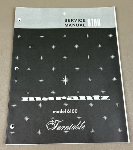 Marantz 6100 turntable - turntable, service