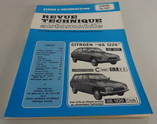 Reparaturanleitung Revue Technique Citroen GS 1220  Stand 1979