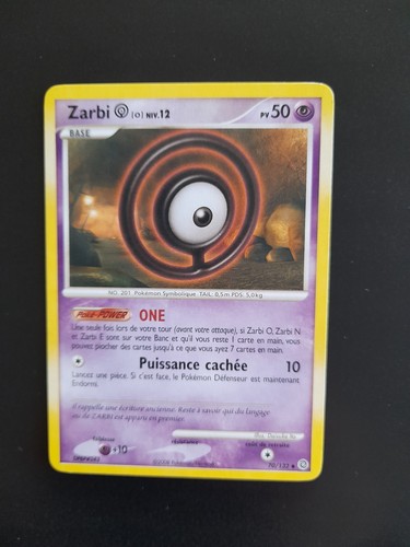 Carte pokémon zarbi - carte, o
