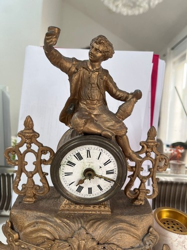 Horloge cheminée en - horloge,