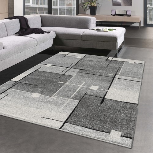 Tapis design moderne carreaux - tapis,