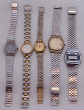 vintage LOT 5 Watch MONTRE quartz ISIMAX M-mondaine YEMA omac BULLER swiss made