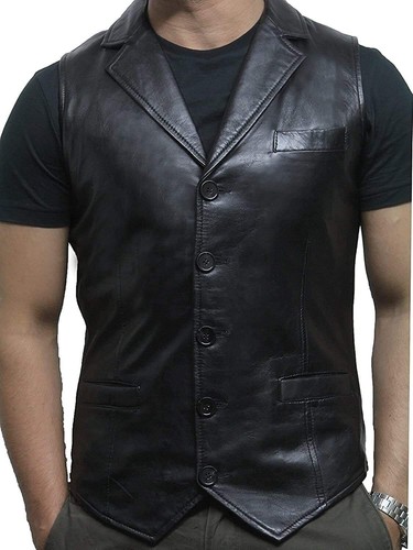 Gilet noir western - western, orignal
