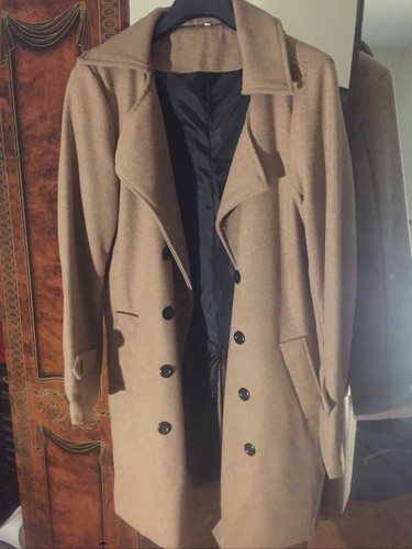 Manteau long homme beige - manteau,