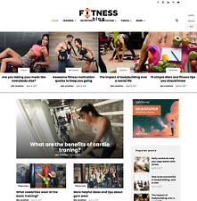 Conception de site Web de blog de fitness avec hébergement et installation We...