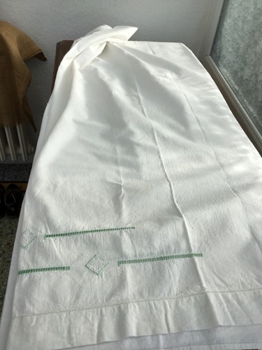 Linge ancien drap - , et