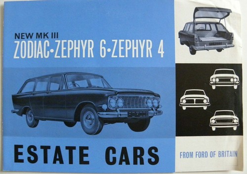 Brochure ford zodiac - -, zephyr
