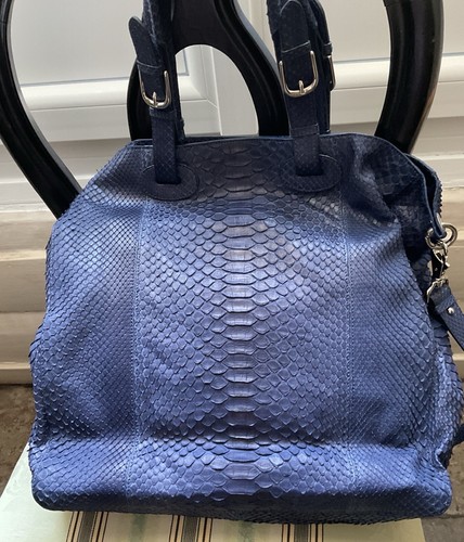 Véritable python bleu - python, bleu,