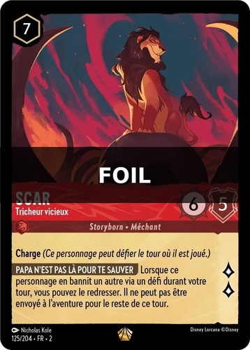 Scar tricheur vicieux - scar,