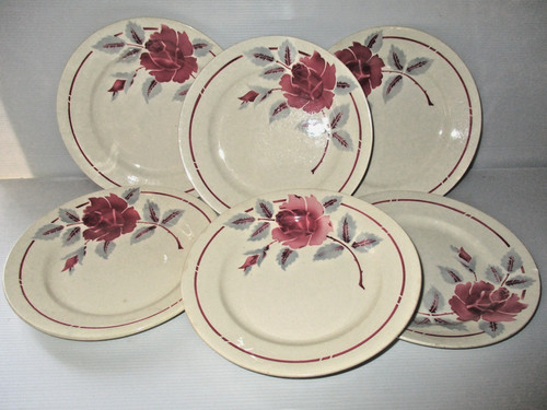 Assiettes plates moulin des - 6,