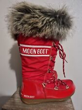 MOON BOOT VINTAGE ROUGE FAUSSE