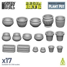 Set de pots en résine -