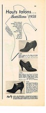1957 ADVERTISING BALLY shoes bootiles