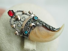 BROCHE ANCIENNE VENERIE GRIFFE
