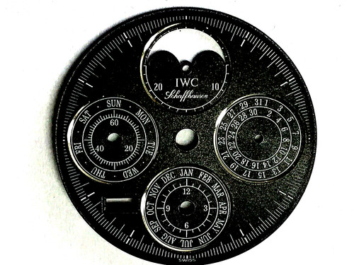 Cadran montre iwc - cadran,